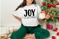 Joy to the world SVG , Vintage Christmas SVG Product Image 2