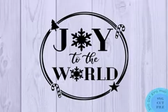 Joy To The World Svg Christmas Ornament Svg Christmas Svg Product Image 2