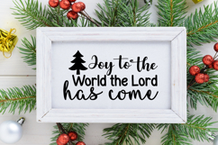 Joy to the World the Lord Has Come Sign SVG, Farmhouse Sign Product Image 2