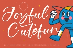 Joyful Cutefun - Quirky Handwritten Font Product Image 1