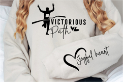 Joyful heart Sleeve SVG Design Product Image 2