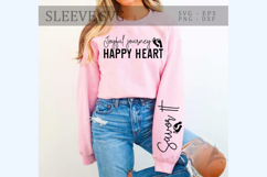 Joyful journey happy heart Sleeve SVG Design Product Image 3
