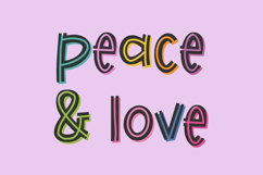 Joyful Joyful Sans - Font Trio for Layering Product Image 7