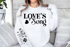 Loves Song Sleeve SVG, Christian SVG Design Product Image 3