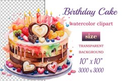 Find the perfect watercolor clipart of a birthday cake with Joyful Pie! Our colorful cake illustrations are ideal for creating festive invitations and decorations. Explore now. 