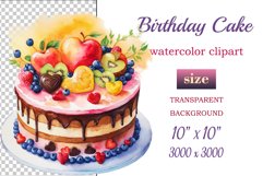 Find the perfect watercolor clipart of a birthday cake with Joyful Pie! Our colorful cake illustrations are ideal for creating festive invitations and decorations. Explore now. 