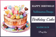 Find the perfect watercolor clipart of a birthday cake with Joyful Pie! Our colorful cake illustrations are ideal for creating festive invitations and decorations. Explore now. 