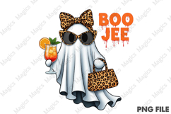 Halloween Boo-Jee Ghost Loepart Print Product Image 1
