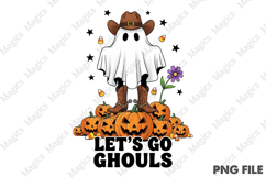 Let s Go Ghouls Halloween PNG Product Image 1