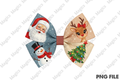 Christmas Coquette Bow PNG Product Image 1