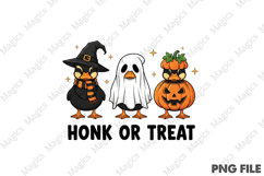 Honk or Treat, Halloween Goose Png Product Image 1