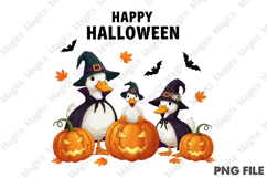 Happy Halloween Boo Spooky Goose PNG Product Image 1