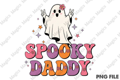 Retro Halloween Groovy T-shirt PNG Product Image 1