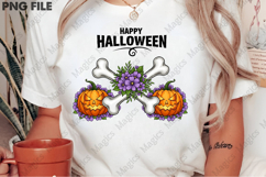 Skeleton Happy Halloween Sublimation Product Image 2