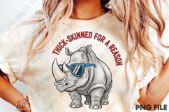 Thick skinned for a reason png Product Image 1