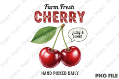 Vintage Fruit PNG Sublimation Product Image 1