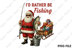 ID RATHER BE Fishing png Product Image 1