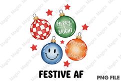 Merry&amp;Bright festive af png Product Image 1