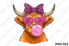 Highland Cow PNG Product Image 1