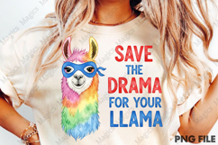 Save the drama for your llama png Product Image 1
