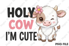 Holy cow im cute png Product Image 1