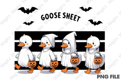 Funny Halloween Silly Goose Sheet PNG Product Image 1