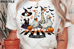 Funny Halloween Just a Spooky Goose Png Product Image 2