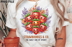 Boho Halloween Strawboories PNG Product Image 2