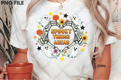 Boho Halloween Skeleton Hand PNG Product Image 2