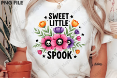 Halloween Skull Flower PNG Product Image 2