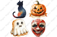 Vintage Halloween Elements | Halloween Sublimation Designs Product Image 1