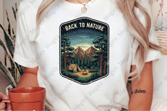 Back To Nature PNG | Camping Sublimation Design Product Image 2