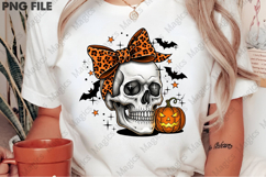 Skull Fall Bow PNG, Halloween PNG, Funny Product Image 2