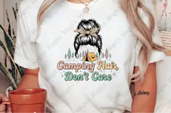 Camping Hair, Don't Care PNG | Camping Sublimation Design Product Image 2