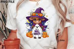 Cute Highland Cow Halloween PNG Product Image 2