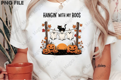 Hangin’ with My Boos,Cute Boo PNG Product Image 2