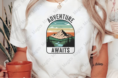 Adventure Awaits PNG | Camping Sublimation Design Product Image 2