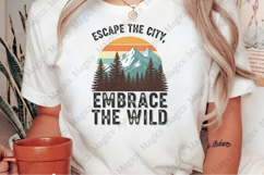 Escape The City, Embrace The Wild PNG | Camping Sublimation Product Image 2