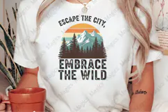 Escape The City, Embrace The Wild PNG | Camping Sublimation Product Image 2