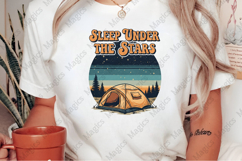 Sleep Under The Stars PNG | Camping Sublimation Design Product Image 2