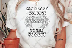 My Heart Belongs To The Forest PNG | Camping Sublimation Product Image 2