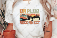 Unplug And Reconnect PNG | Camping Sublimation Design Product Image 2