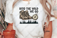 Into The Wild We Go PNG | Camping Sublimation Design Product Image 2