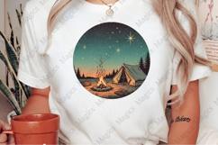 Vintage Retro Camping Design PNG | Camping Sublimation Product Image 2