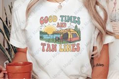 Good Times And Tan Lines PNG | Camping Sublimation Design Product Image 2