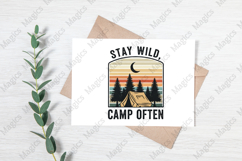 Stay Wild, Camp Often PNG | Camping Sublimation Design Product Image 3