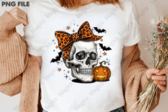 Skull Fall Bow PNG, Halloween PNG, Funny Product Image 3