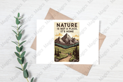 Nature Is Not A Place, It&#039;s Home PNG | Camping Sublimation Product Image 3