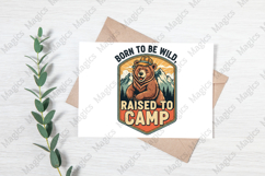 Born To Be Wild, Raised To Camp PNG | Camping Sublimation Product Image 3