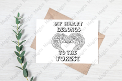 My Heart Belongs To The Forest PNG | Camping Sublimation Product Image 3